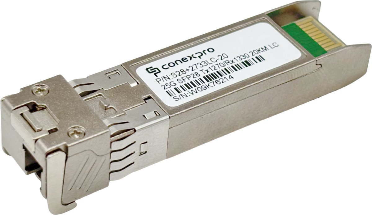 Conexpro 25G SFP28 optický modul, WDM/BiDi, SM, Tx1270/Rx1330nm, 20km, 1x LC, DDM
