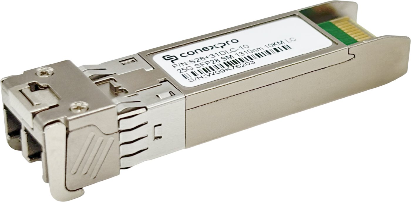 Conexpro 25G SFP28 optický modul, SM, 1310nm, 10km, 2x LC, DDM