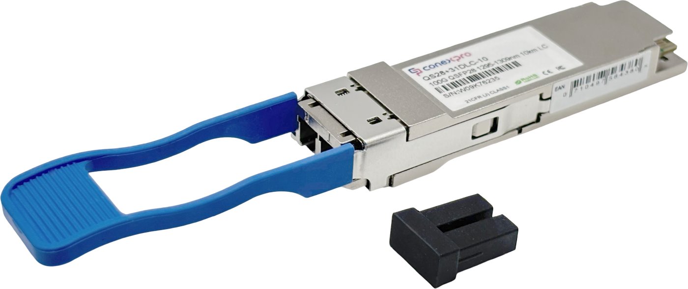 Conexpro 100G QSFP28 optický modul, SM, 1310nm, 10km, 2x LC, CWDM, DDM