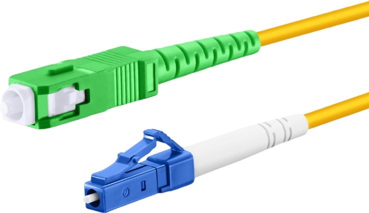 Conexpro optický patch cord, LCupc/SCapc, Simplex, Singlemode 9/125, 5m