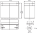Conexpro baterie gelová, 12V, 75Ah, životnost 10-12 let, M6, Deep cycle